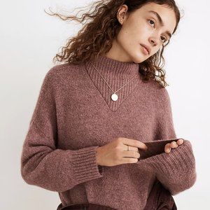 Madewell Dillon Mockneck Pullover Sweater Size XS